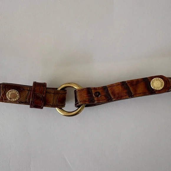 Brahmin Vintage Brown Leather Crossbody Bag - Picture 5 of 11